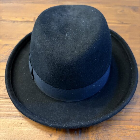 Black Eric Javits Hat- size 56 - Picture 1 of 5